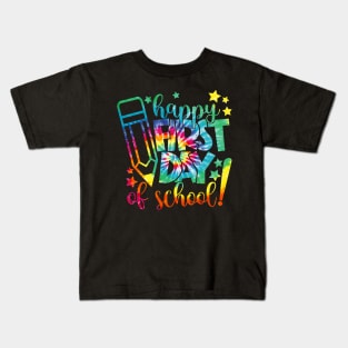 Happy First Day Of School Back To School Teacher Kids T-Shirt